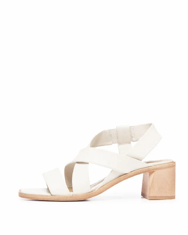 High heels online shopping -Jade Leather Heel | Savana Griege