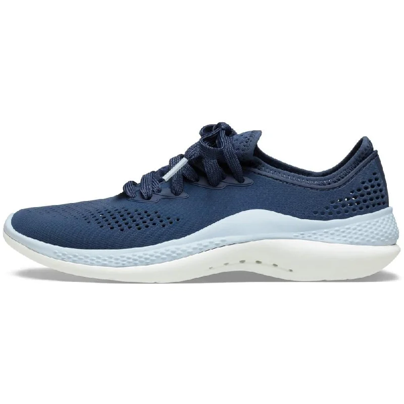 Athletic shoes for rainy runs-Crocs Damen Literide 360 Pacer Sneakers, Marineblau/Blaugrau, 39/40 EU