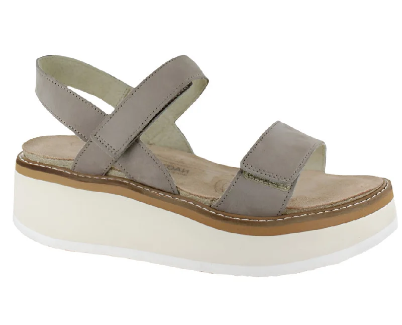 Sandals with modern comfort-Naot Women's Meringue Sandal - Stone Nubuck