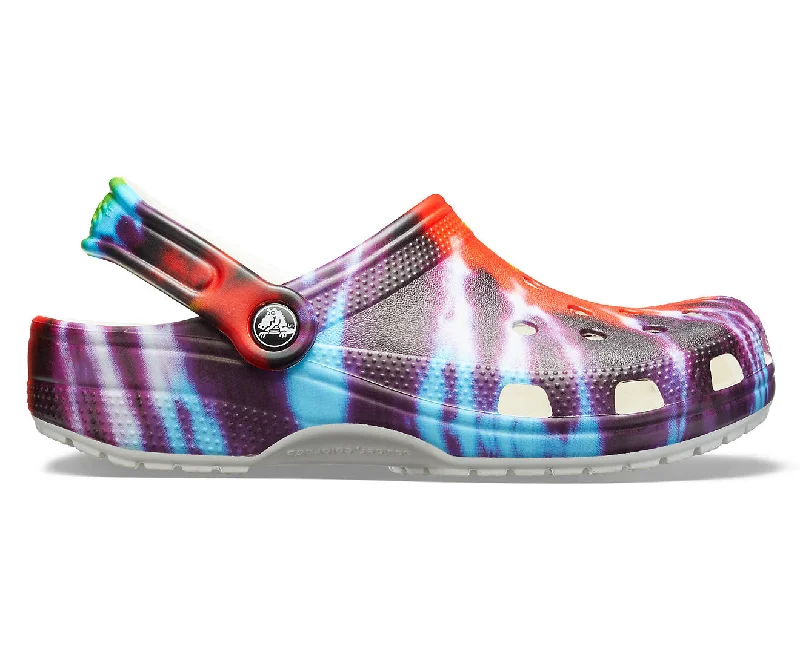 Durable wool mules-Crocs Classic Clog Tie-Dye Graphic