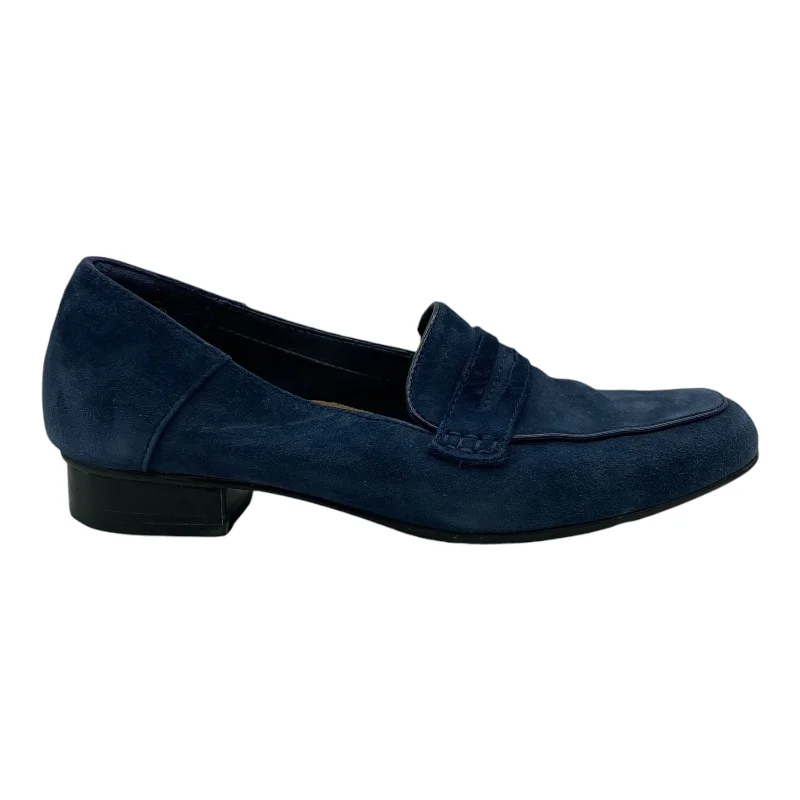 how to maintain small flats-Shoes Flats By Clarks In Blue, Size:7