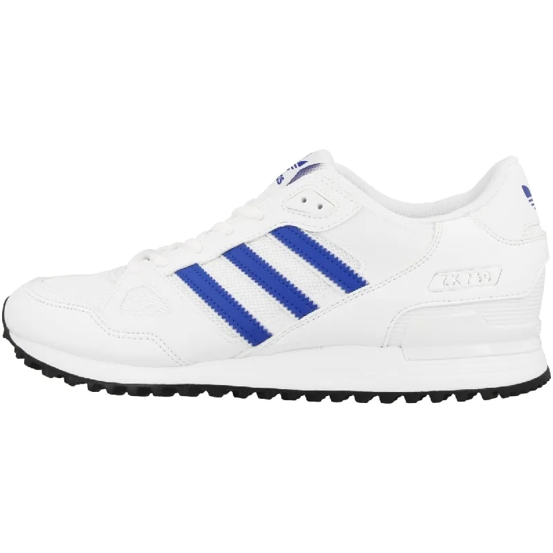 Athletic shoes for long trails-adidas Herren Zx 750 Sneakers, Elfenbein (FTWR White/Blue/Core Black), 38 2/3 EU