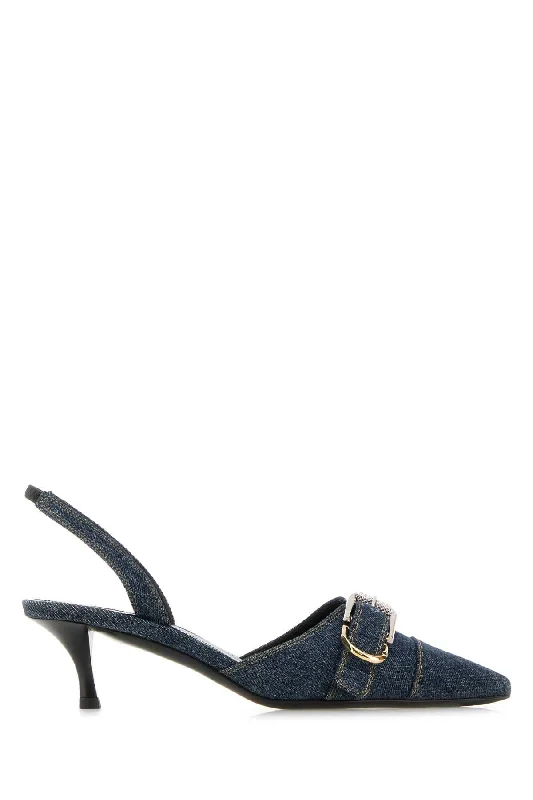 High heels square toe -GIVENCHY Chic Slingback Heel 45MM