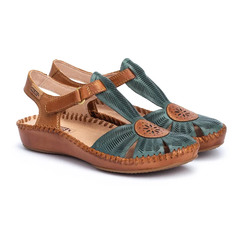 Sandals with durable glow-Pikolinos Women's Puerto Vallarta Sandals - Emerald