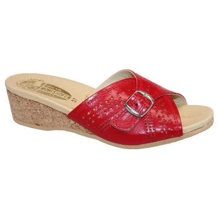 Sandals with flexible breeze-Wörishofer Women's 251 Sandal - Red