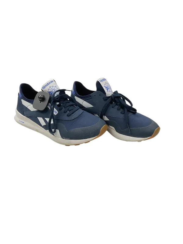 Athletic shoes for muddy trails-Shoes Sneakers By Reebok In Navy, Size: 9.5