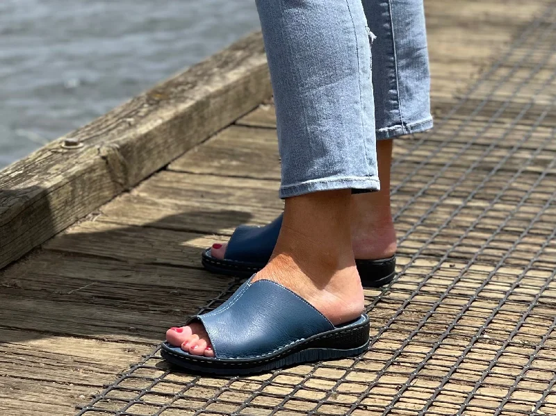 Breathable cotton mules-Via Nova Balboa available in 3 colours