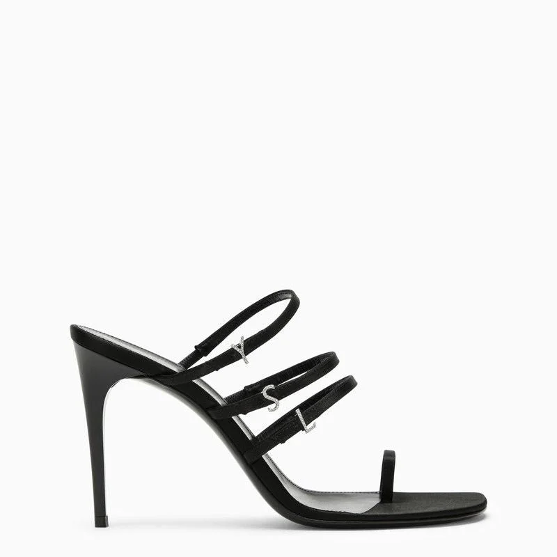 High heels bridesmaid shoes -SAINT LAURENT Women's Jerry 95 High Heel Sandal