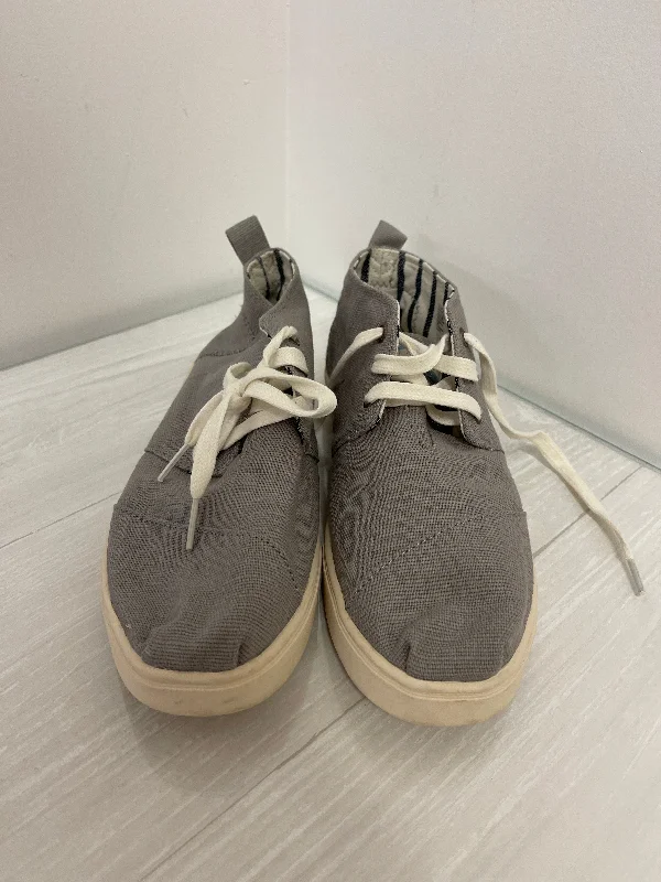 flats near tech centers-Shoes Flats By Toms In Grey, Size: 9.5