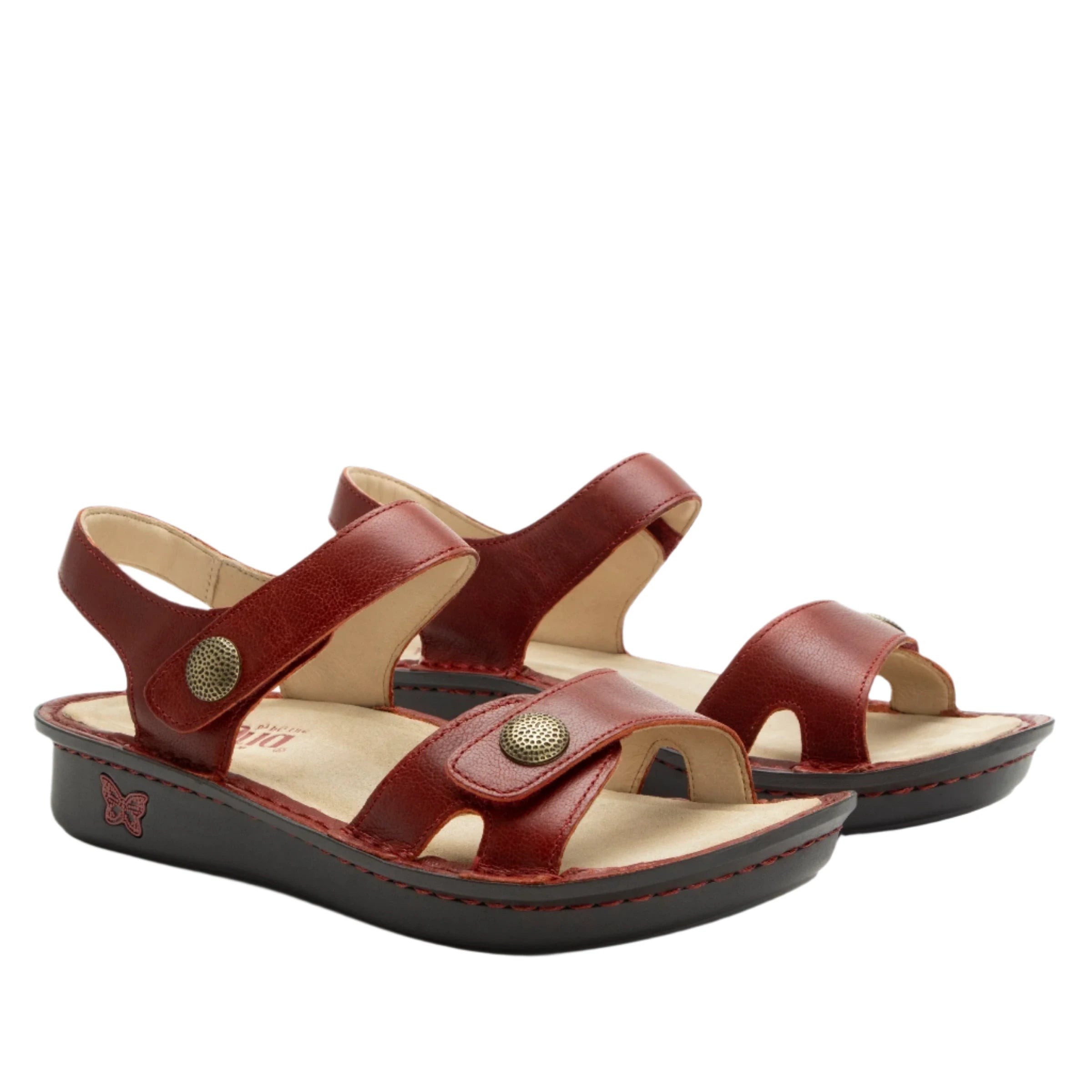 Sandals for beach leisure-Alegria Women's Vienna Sandals - Garnet