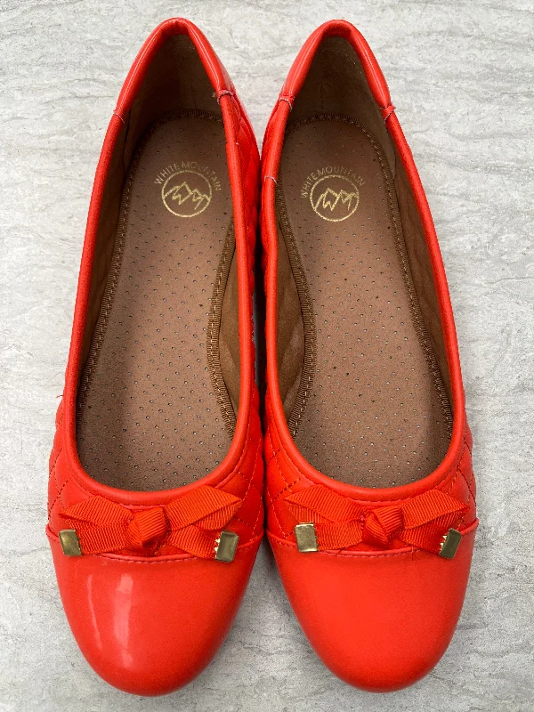 flats maintenance guide-Shoes Flats By White Mountain In Orange, Size: 9