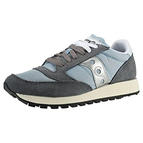 Athletic shoes with modern styles-Saucony Damen Jazz Original Vintage Sneakers, Grau Grey Blue White 39