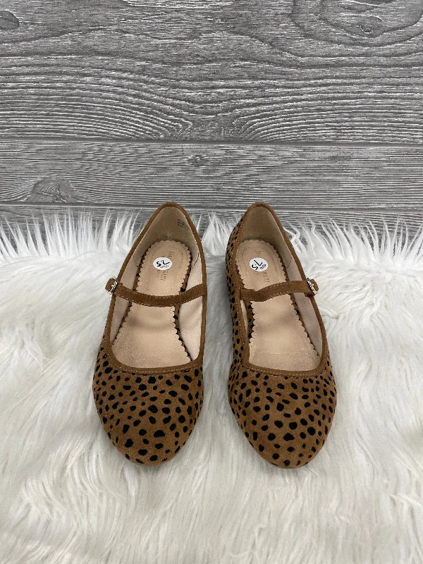 flats sale near beach-Shoes Flats By Isaac Mizrahi In Animal Print, Size: 7.5