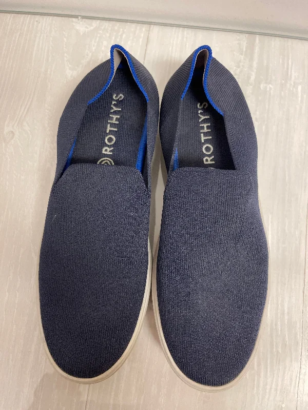 flats near public spaces-Shoes Flats By Rothys In Navy, Size: 9.5