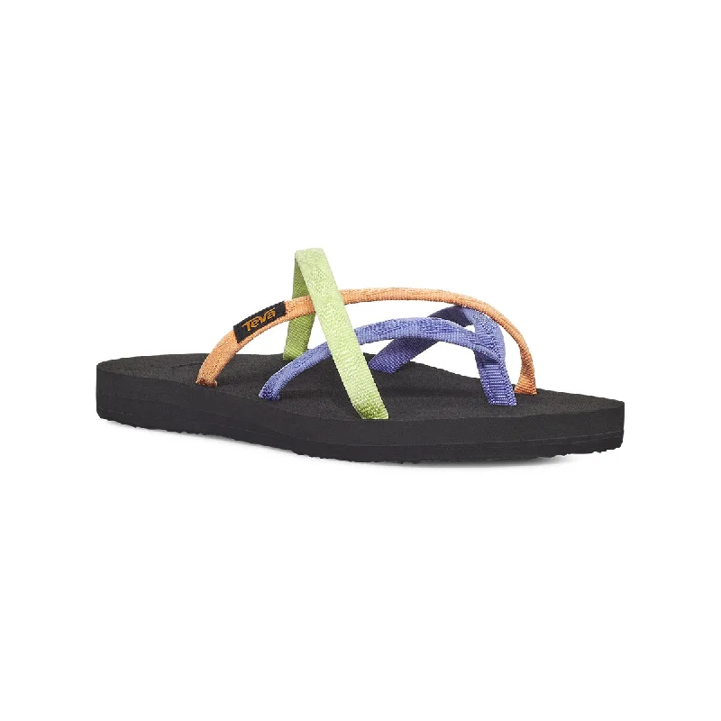 Sandals for summer nights-Teva Women's Olowahu Flip Flop - Mixed B Wind Multi