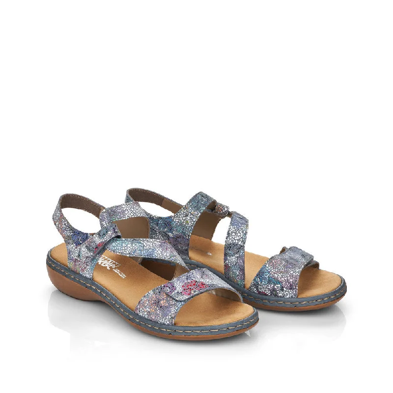 Sandals for summer walks-Remonte by Rieker Women's Regina Sandal - Adria Multi