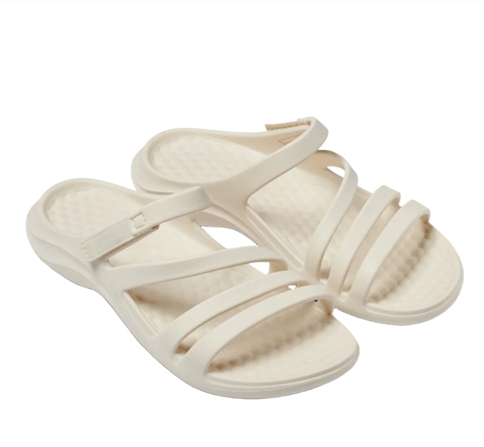 Sandals with subtle design-Joybees Women's Lakeshore Sandal - Bone