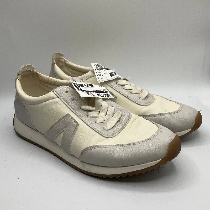 Athletic shoes for long hikes-Shoes Sneakers By Mia In Cream, Size: 8