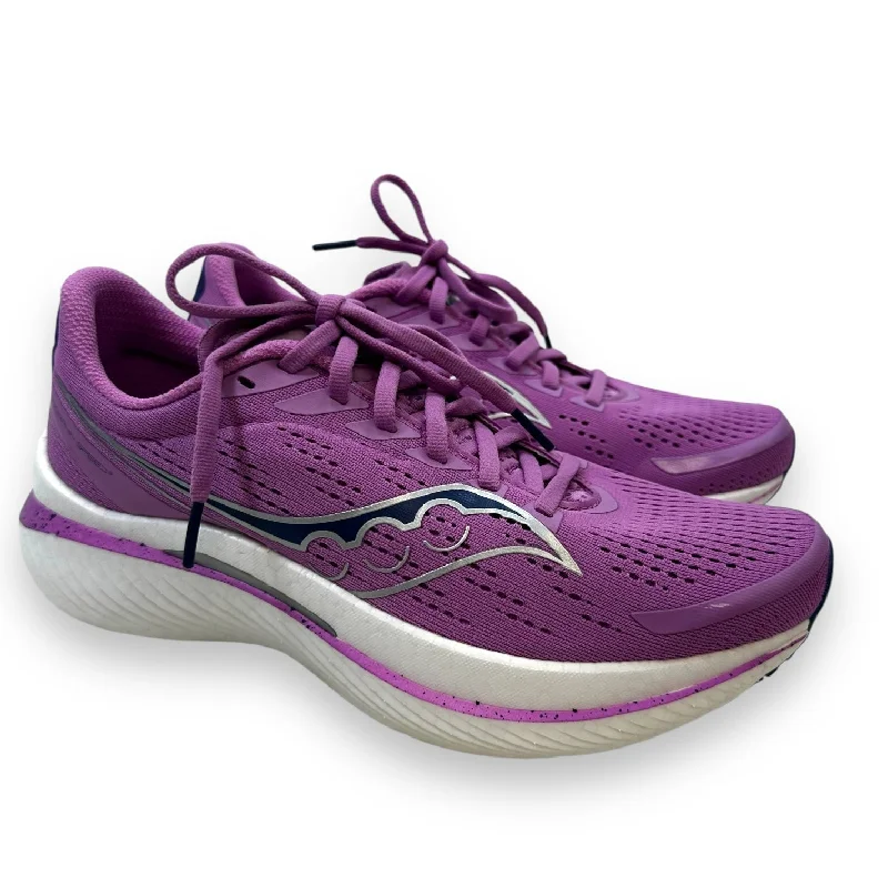 Athletic shoes with sleek padding-Shoes Sneakers By Saucony In Pink, Size: 10