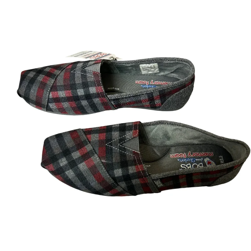 affordable flats for rent-Shoes Flats By Bobs In Plaid Pattern, Size: 8.5