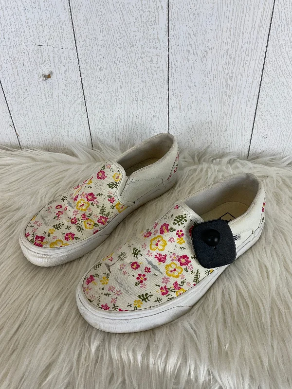 affordable flats near city-Shoes Flats By Vans In Floral Print, Size: 6.5