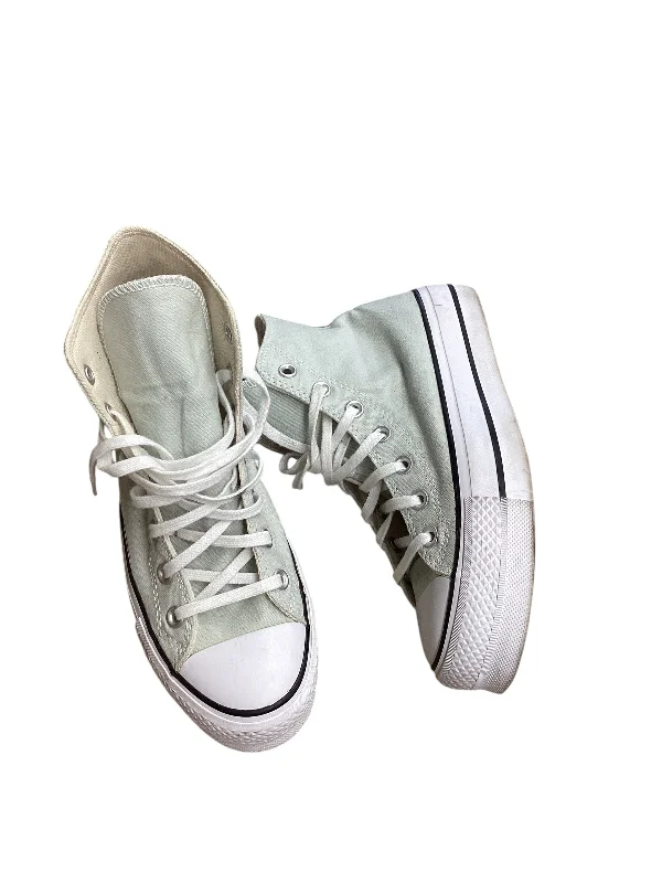 Athletic shoes for intense sports-Shoes Sneakers By Converse In Green & White, Size: 7