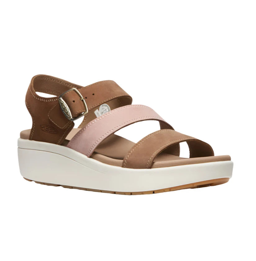 Sandals with sturdy straps-Keen Women's Ellecity Backstrap - Toasted Coconut/Fawn