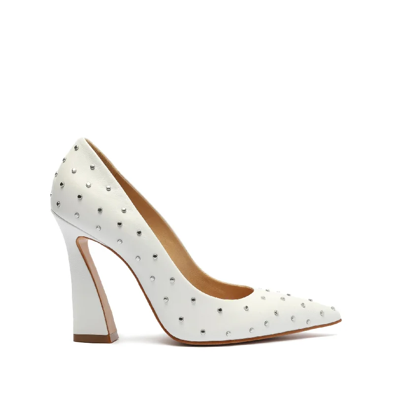 High heels foggy mornings -Belmira Leather Pump