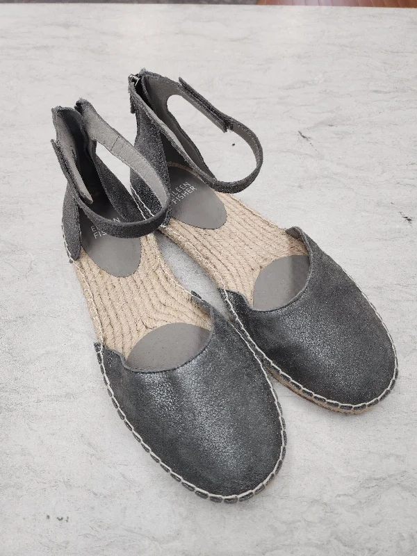 flats with pet-friendly vibes-Shoes Flats By Eileen Fisher In Grey, Size: 7.5