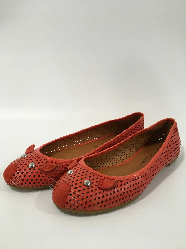 flats for nature enthusiasts-Shoes Flats By Marc By Marc Jacobs In Orange, Size: 7