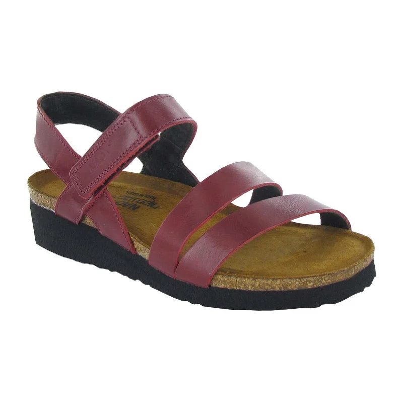 Sandals with decorative stitching-Naot Women's Kayla Sandal - Rumba