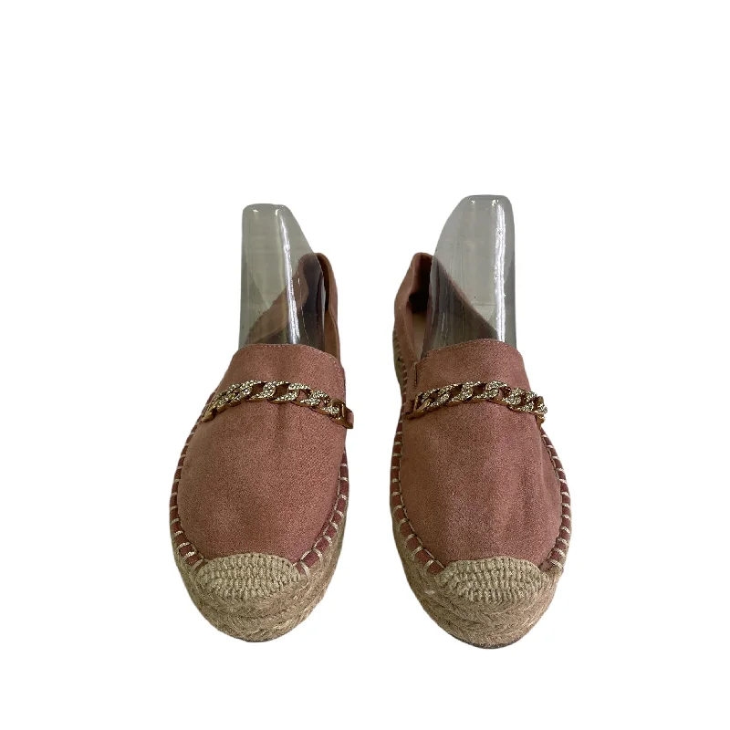 flats for minimalist decor-Shoes Flats By Tahari By Arthur Levine In Pink, Size:9