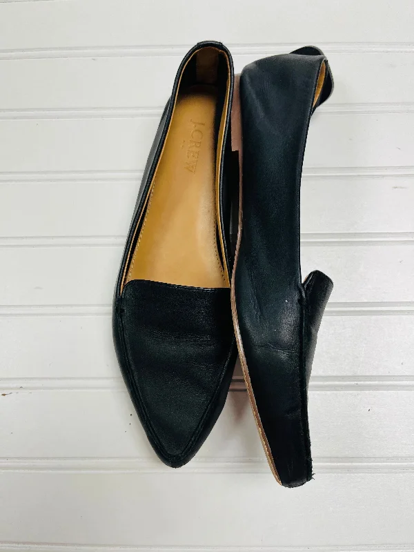 flats for budget travelers-Shoes Flats By J. Crew In Black, Size: 9.5