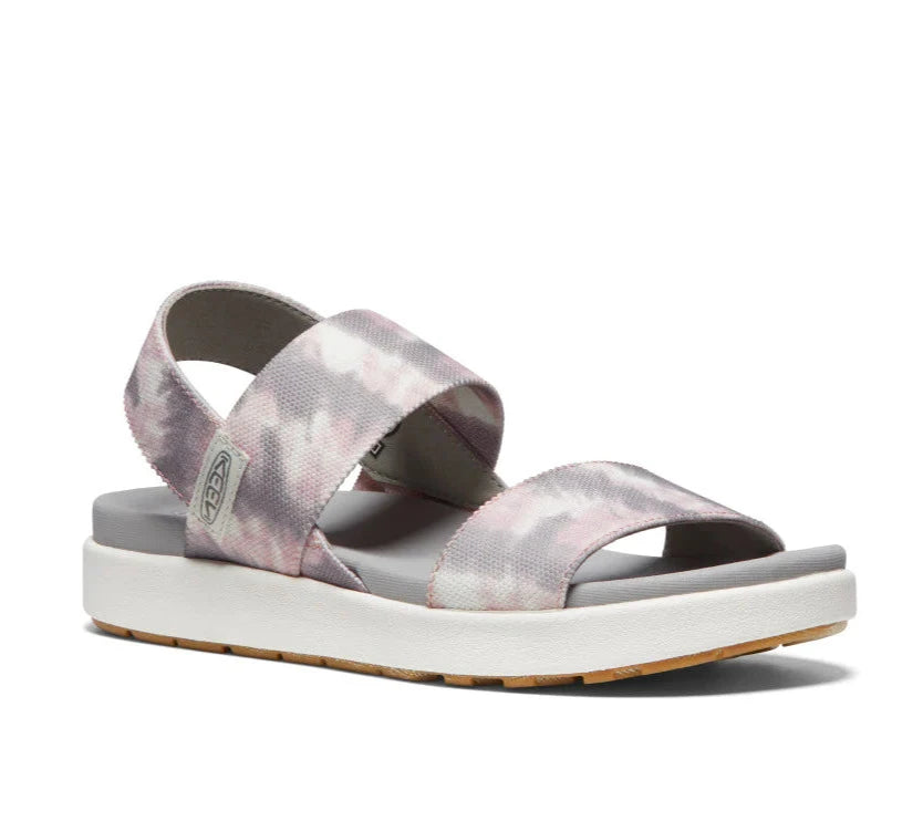 Sandals with lightweight sole-Keen Women's Elle Backstrap Sandal - Fawn Tie Dye/Star White