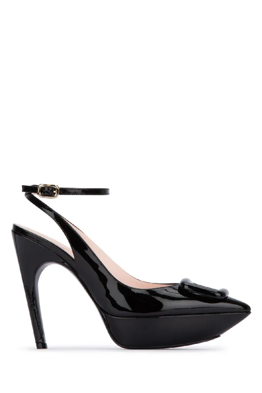 High heels clubbing shoes -ROGER VIVIER Elegant Patent Leather Heels