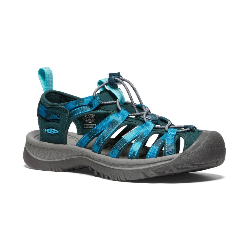 Sandals for summer vacations-Keen Women's Whisper - Sea Moss/Tie Dye