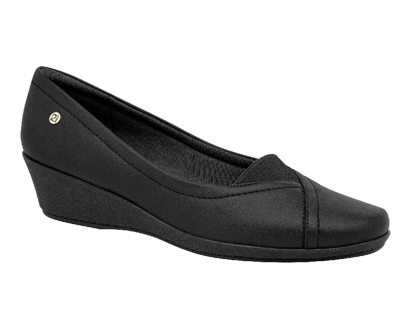 High heels meal replacement -Piccadilly Ref: 143164 Business Court Wedge Shoe Heel in Black