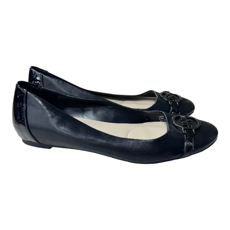 flats with gym access-Shoes Flats By Jones New York In Black, Size: 8.5