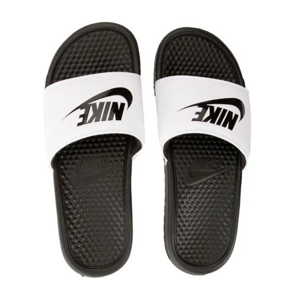 Arch support mules-Nike benassi jdi white/black