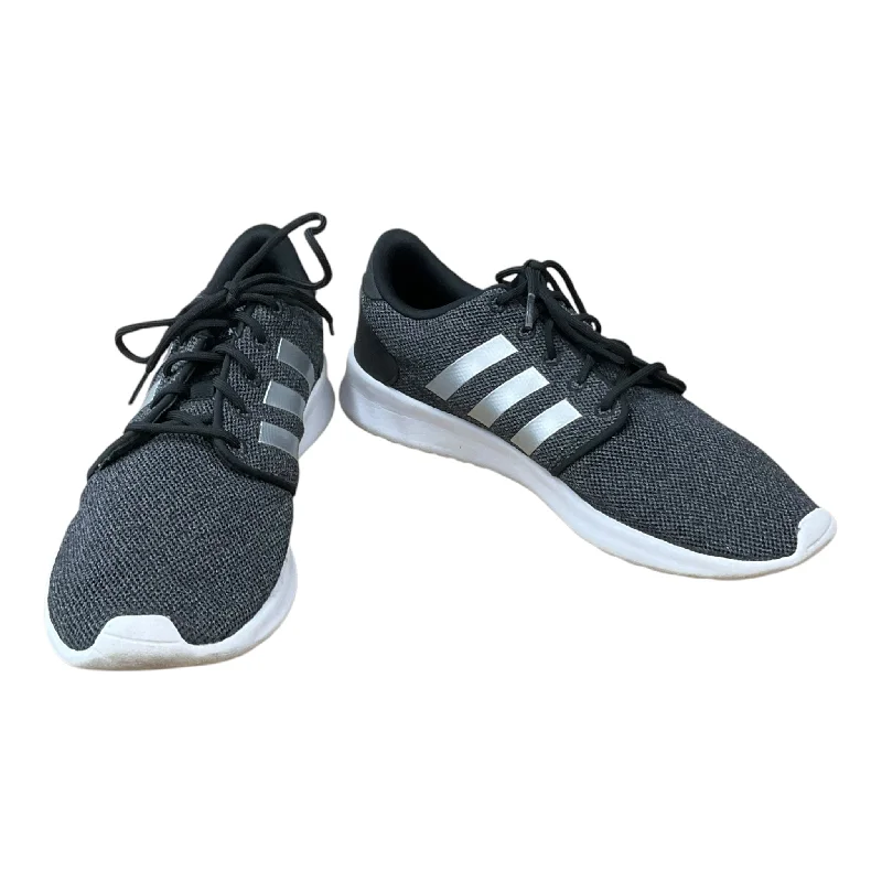 Athletic shoes for sandy runs-Shoes Sneakers By Adidas In Grey, Size: 8.5