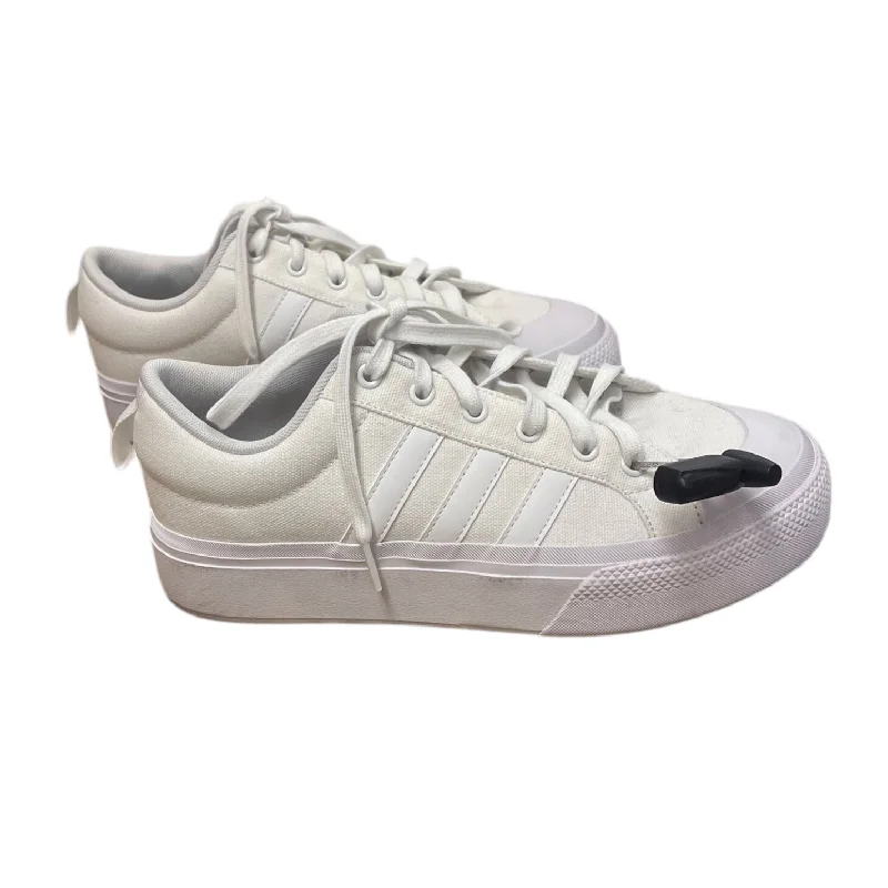 Athletic shoes for active teens-Shoes Sneakers By Adidas In White, Size: 9.5