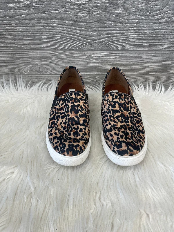 cozy flats for seniors-Shoes Flats By Steve Madden In Animal Print, Size: 10