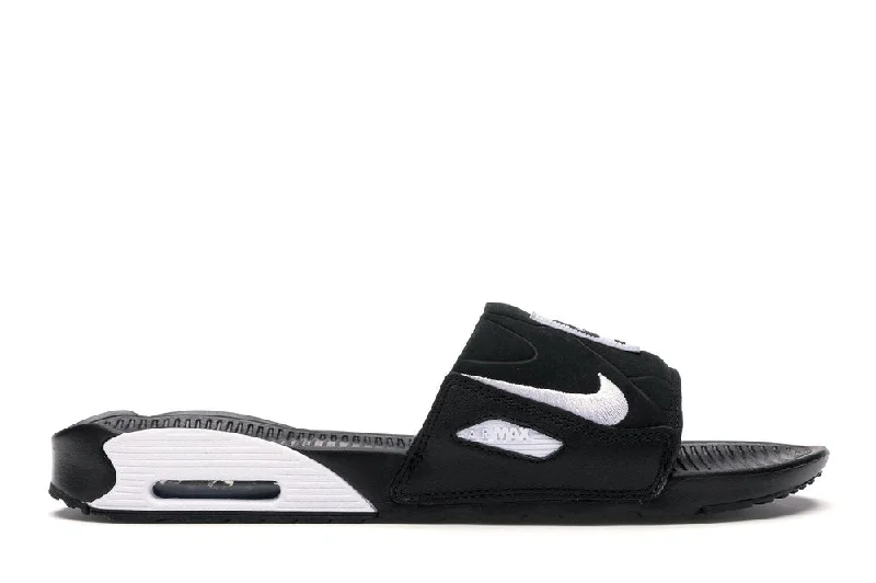 Indoor cozy mules-Nike air max 90 slide black