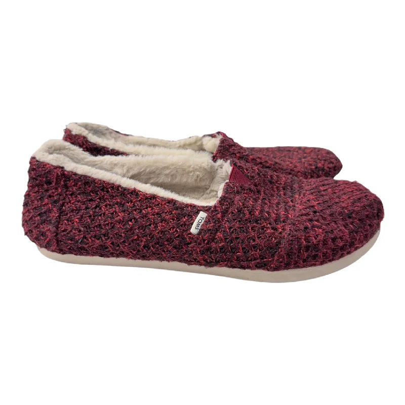 modern flats architecture-Shoes Flats By Toms In Red, Size: 7.5