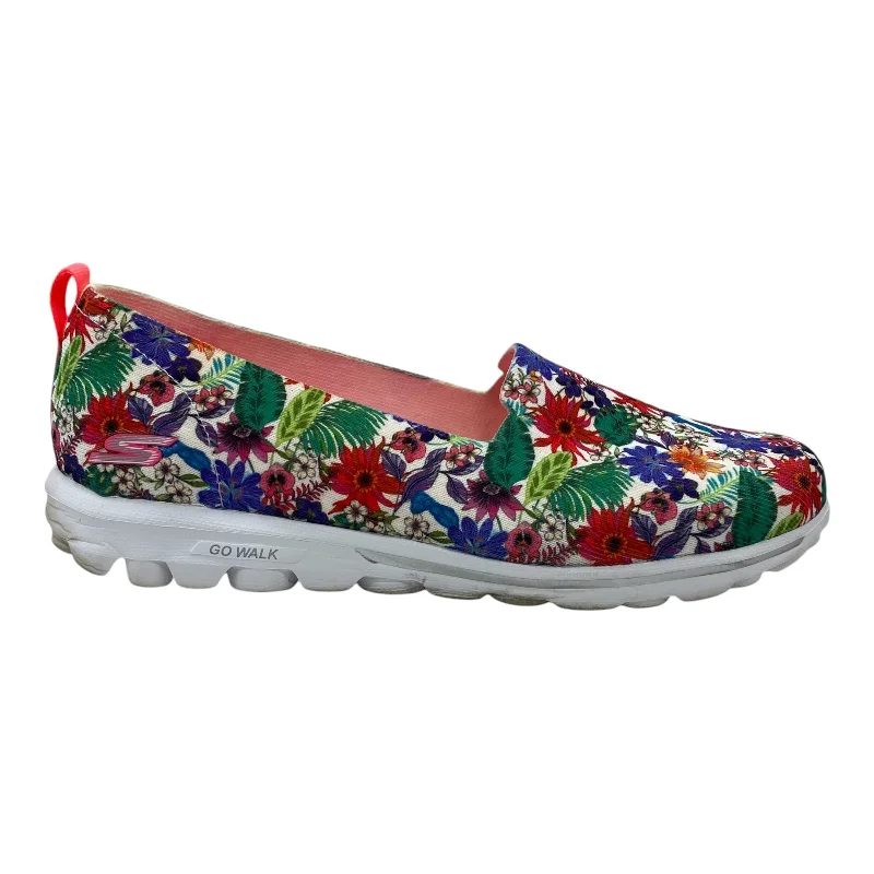 flats near art districts-Shoes Flats By Skechers In Floral Print, Size:10