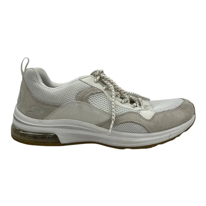 Athletic shoes with cozy heels-Shoes Sneakers By Skechers In Cream, Size:7.5