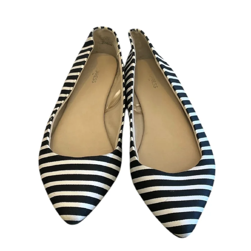 luxury flats near beach-Shoes Flats By Express In Striped Pattern, Size: 7