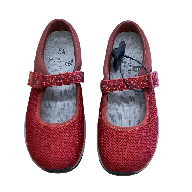 cozy flats for retirees-Shoes Flats By Merrell In Red, Size: 7