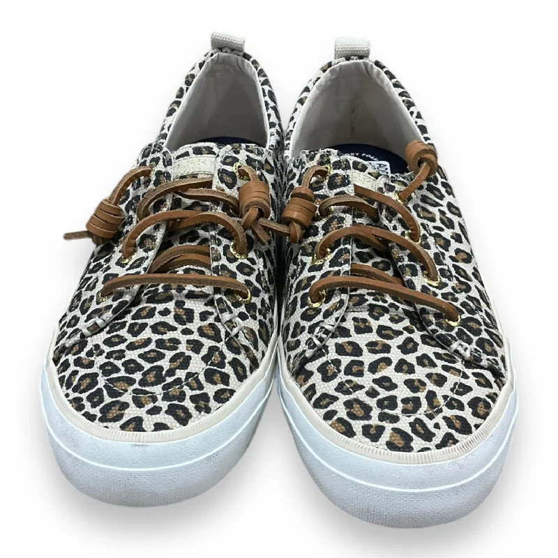 Athletic shoes with springy padding-Shoes Sneakers By Sperry In Animal Print, Size: 9.5