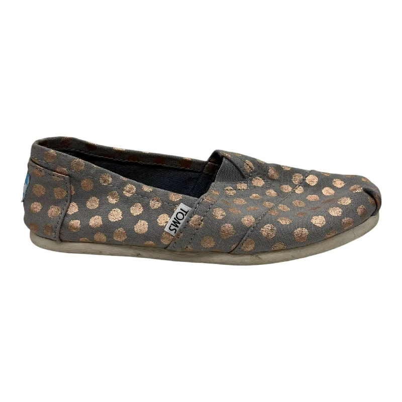 affordable flats for workers-Shoes Flats By Toms In Grey, Size:6